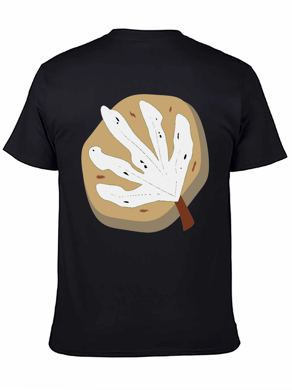 Abstract Leaf Graphic T-Shirt
