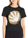 Abstract Leaf Graphic T-Shirt