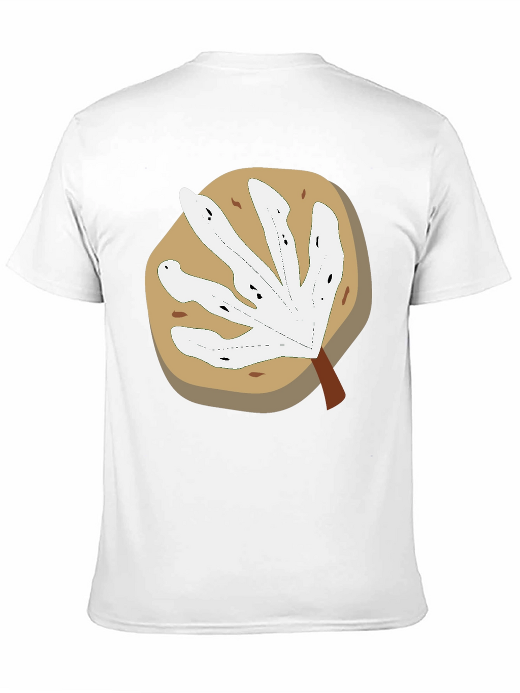 Abstract Leaf Graphic T-Shirt
