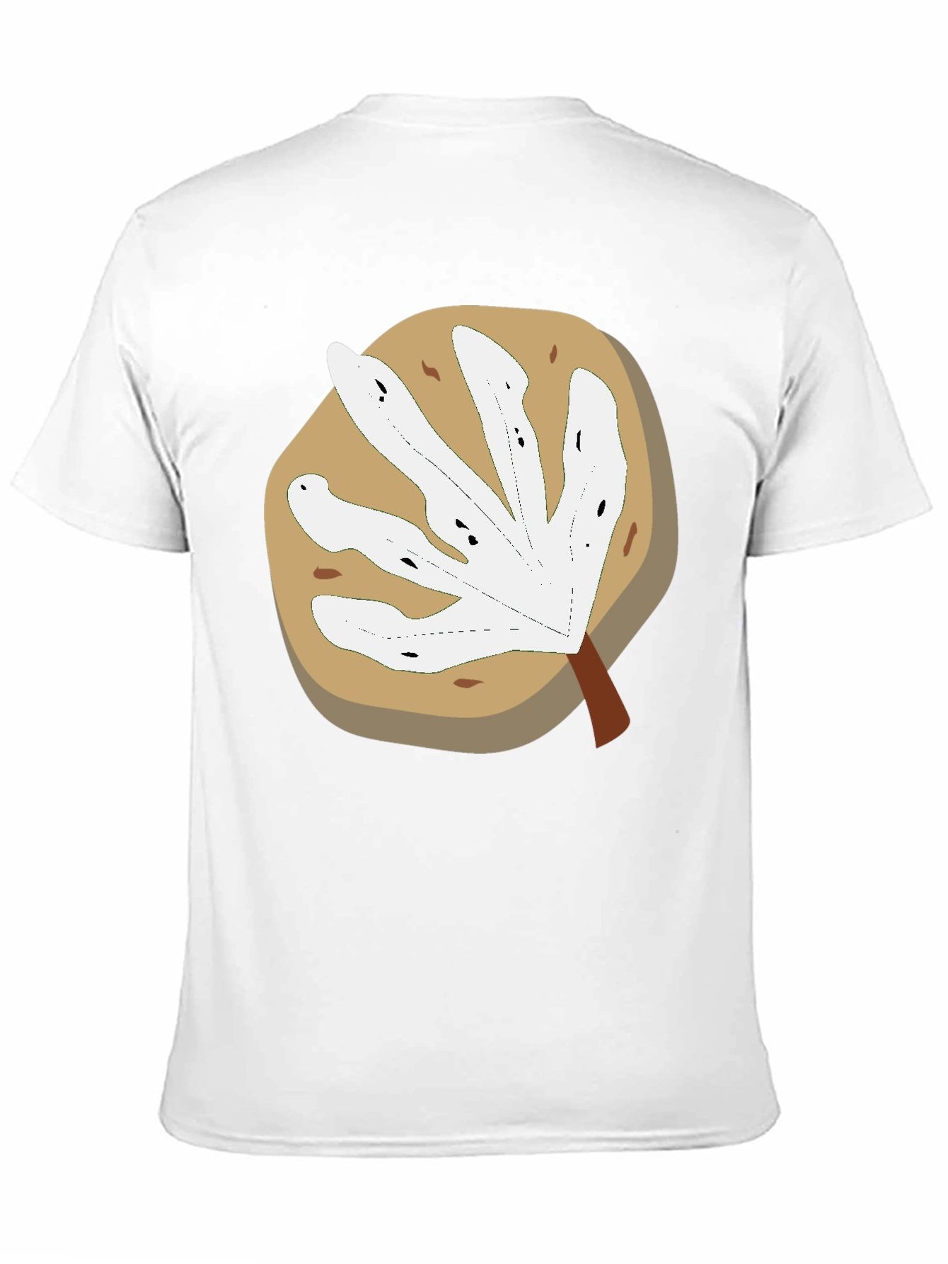 Abstract Leaf Graphic T-Shirt