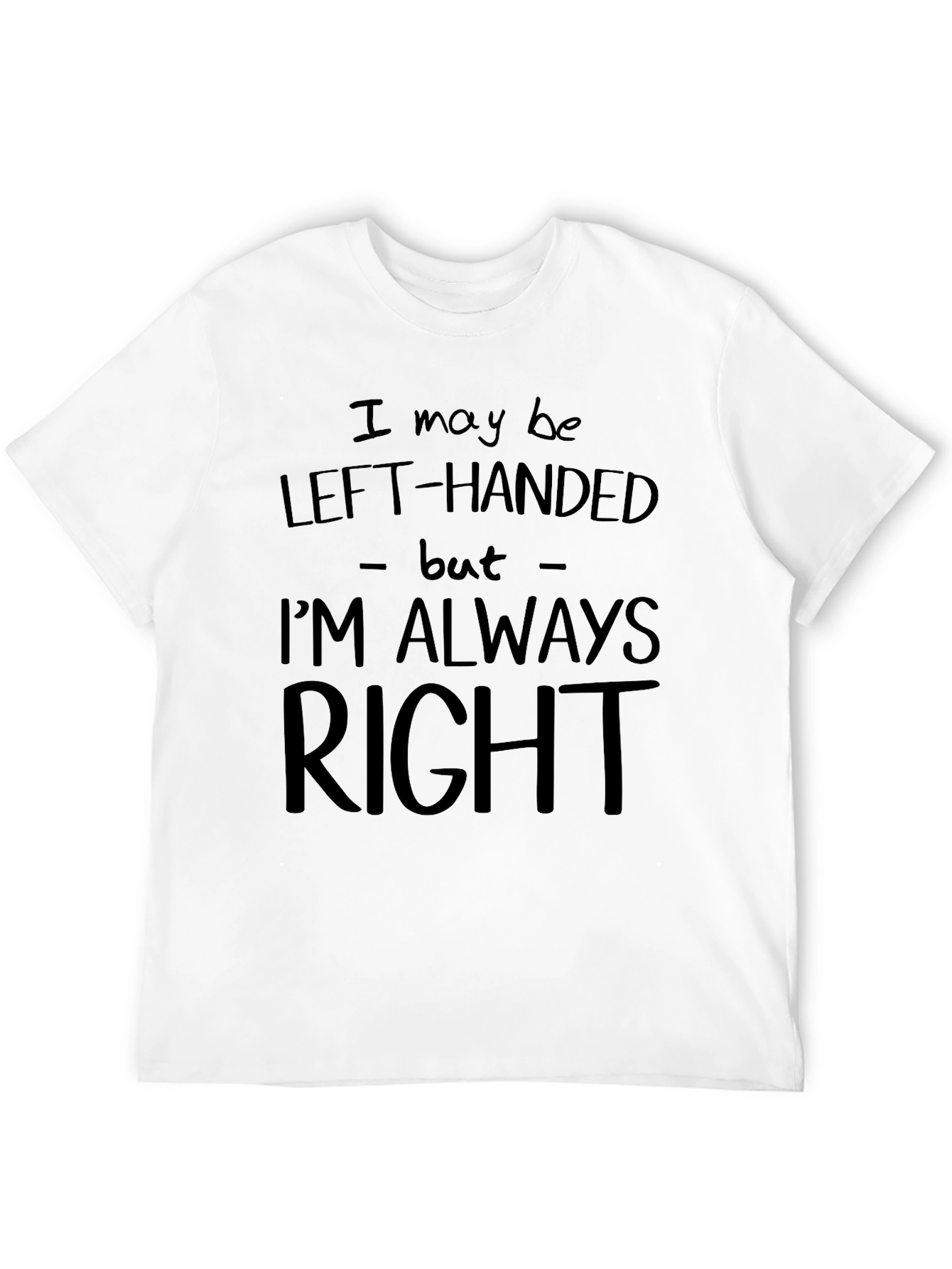 Left-Handed Always Right Graphic Tee - Mens