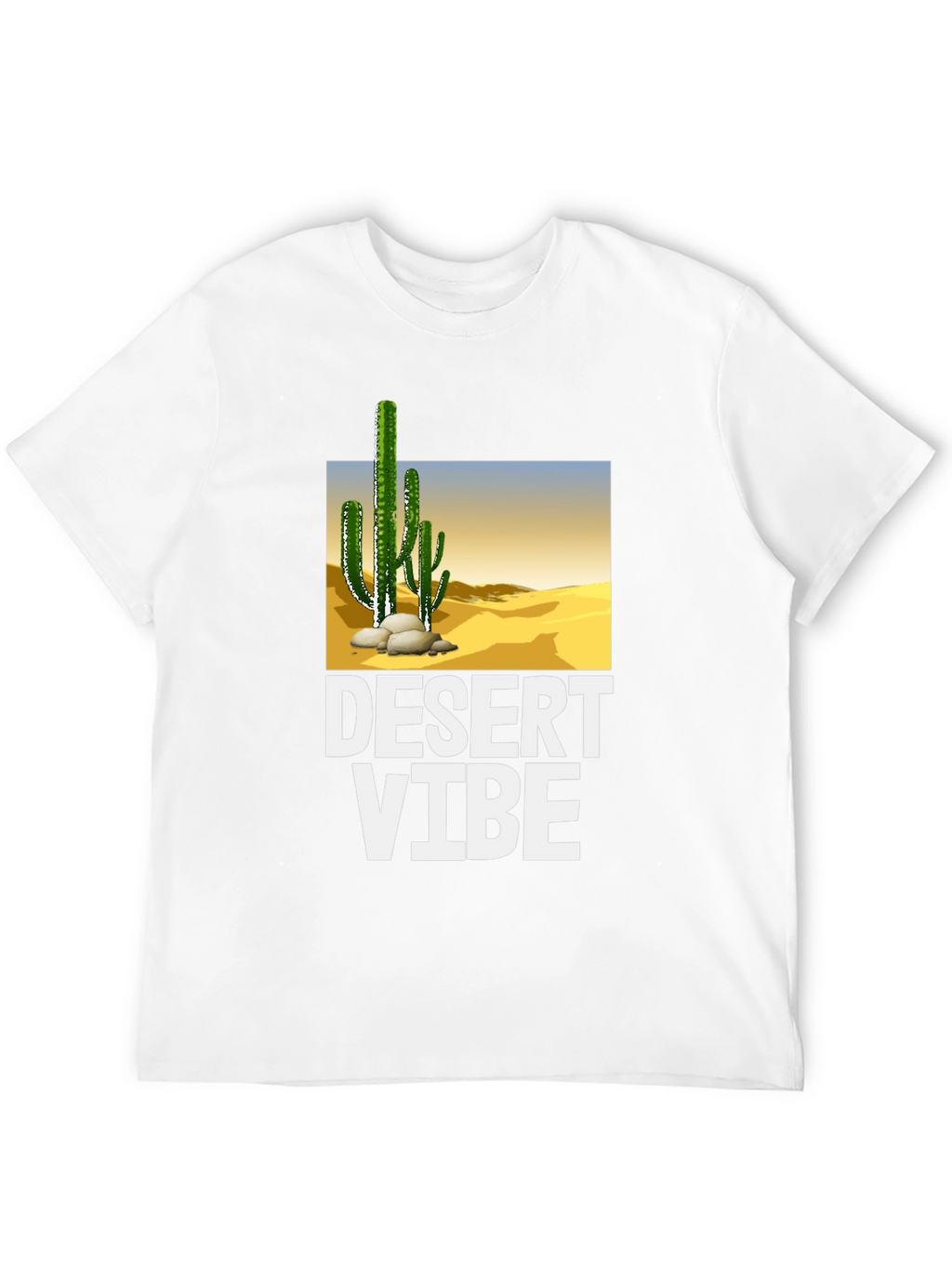 Desert Vibe Graphic T-Shirt - Black