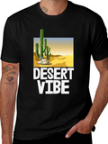 Desert Vibe Graphic T-Shirt - Black