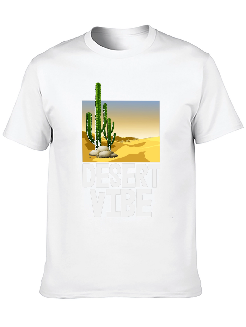 Desert Vibe Graphic T-Shirt - Black