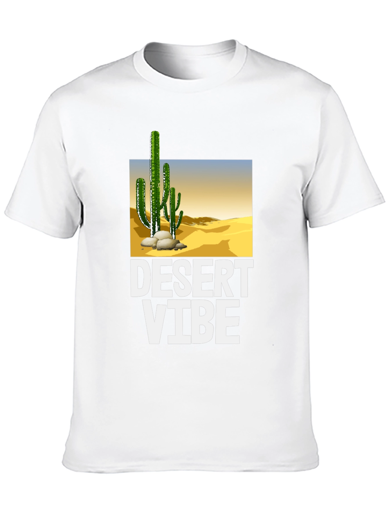 Desert Vibe Graphic T-Shirt - Black