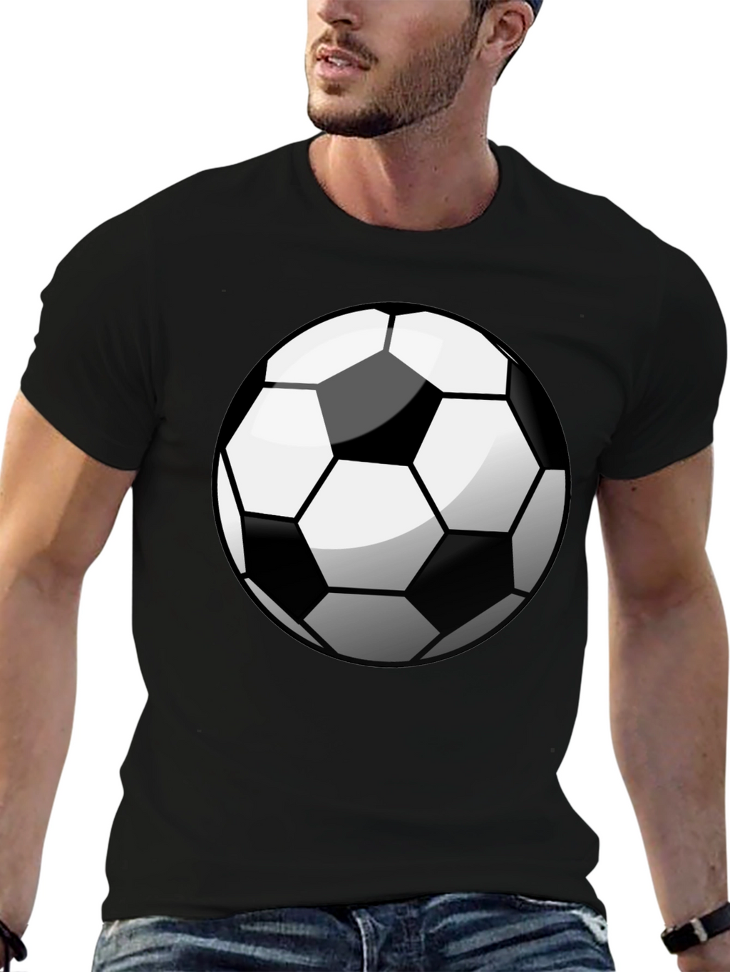 Soccer Ball Graphic T-Shirt