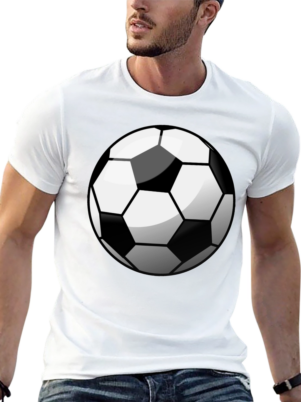 Soccer Ball Graphic T-Shirt