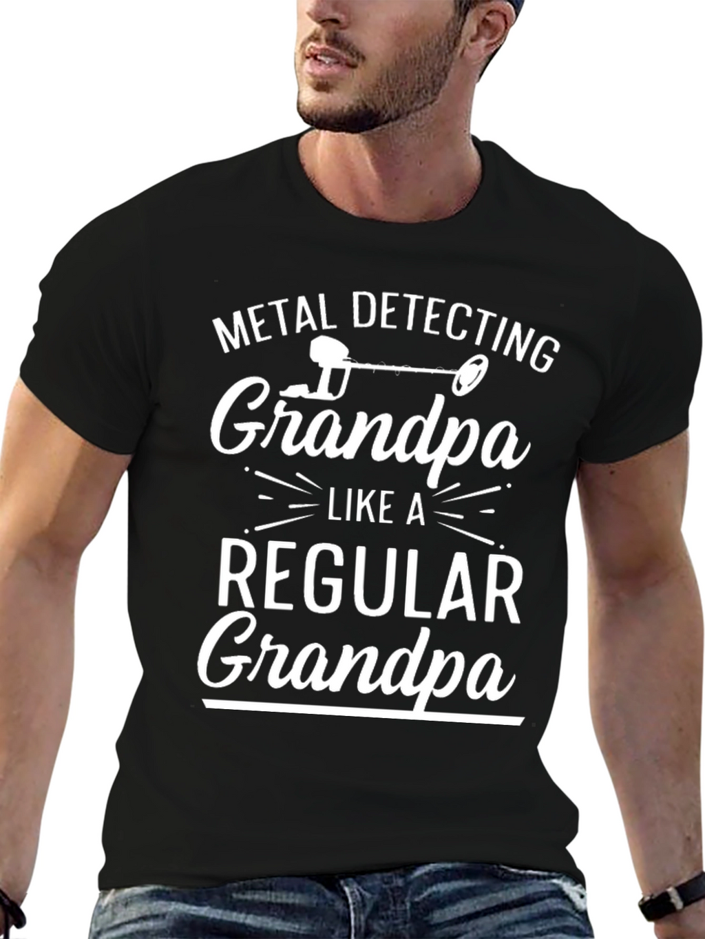 Metal Detecting Grandpa T-Shirt