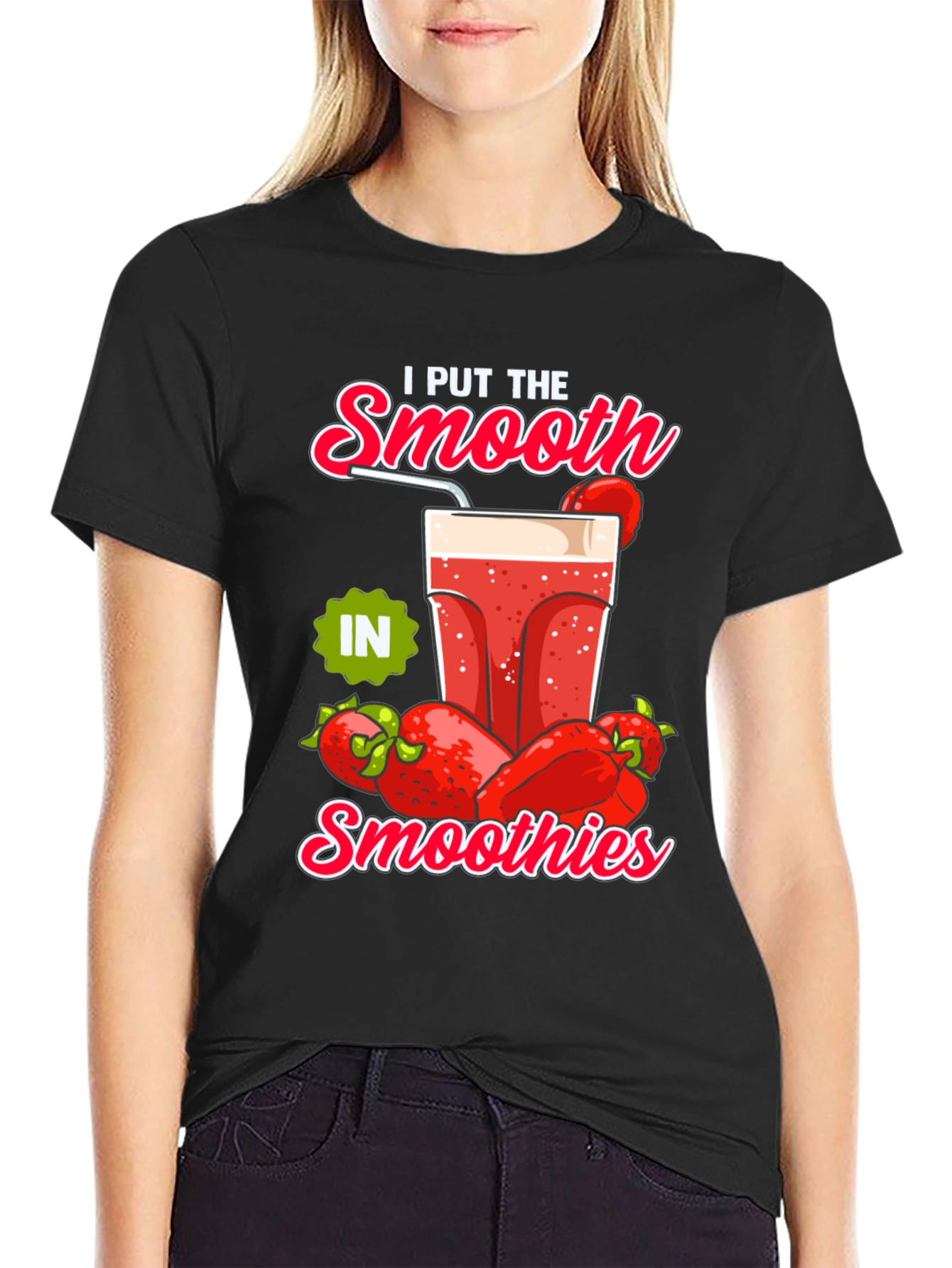 I Put The Smooth in Smoothies Graphic Tee