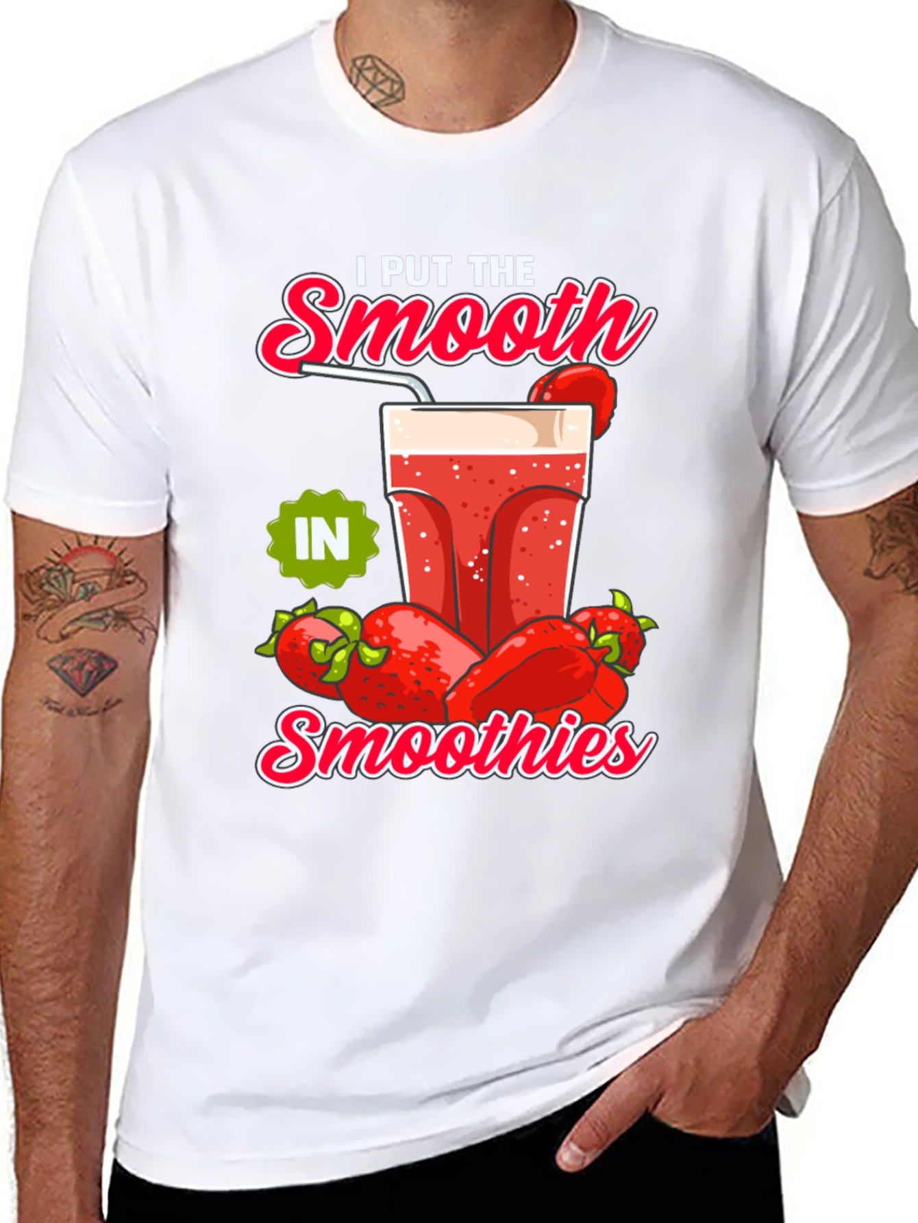 I Put The Smooth in Smoothies Graphic Tee