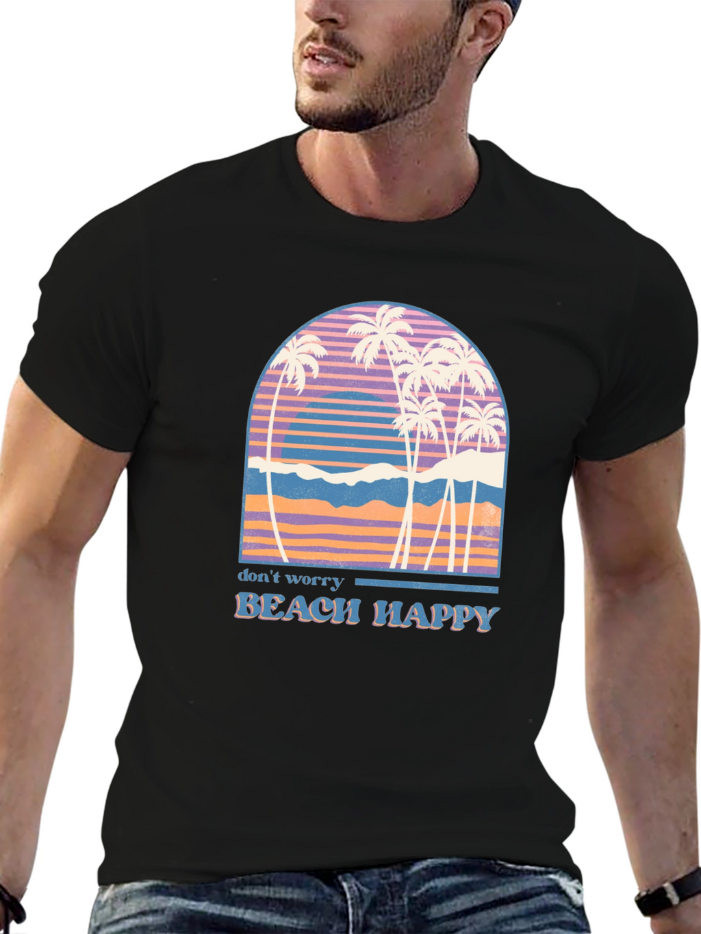Beach Happy Graphic Tee