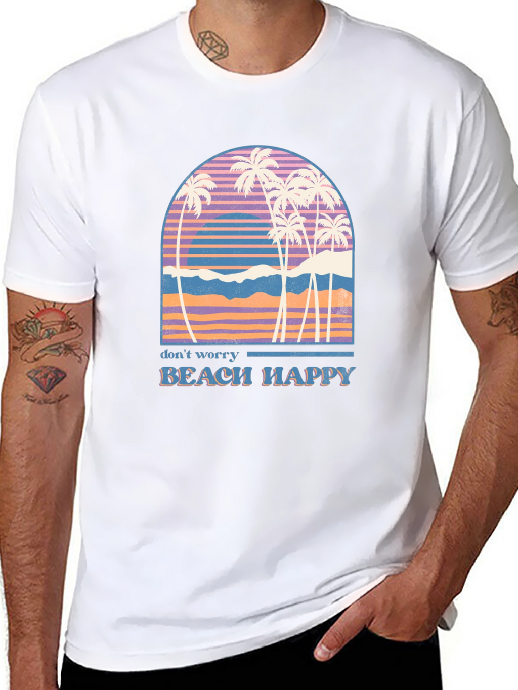 Beach Happy Graphic Tee