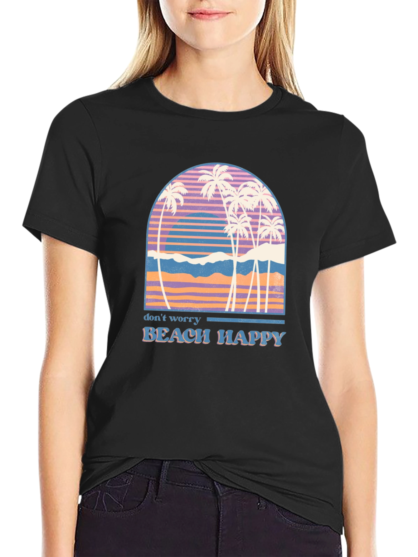 Beach Happy Graphic Tee