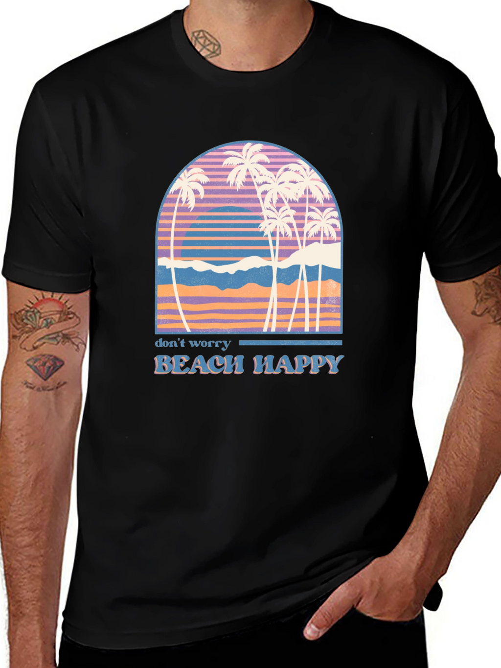 Beach Happy Graphic Tee