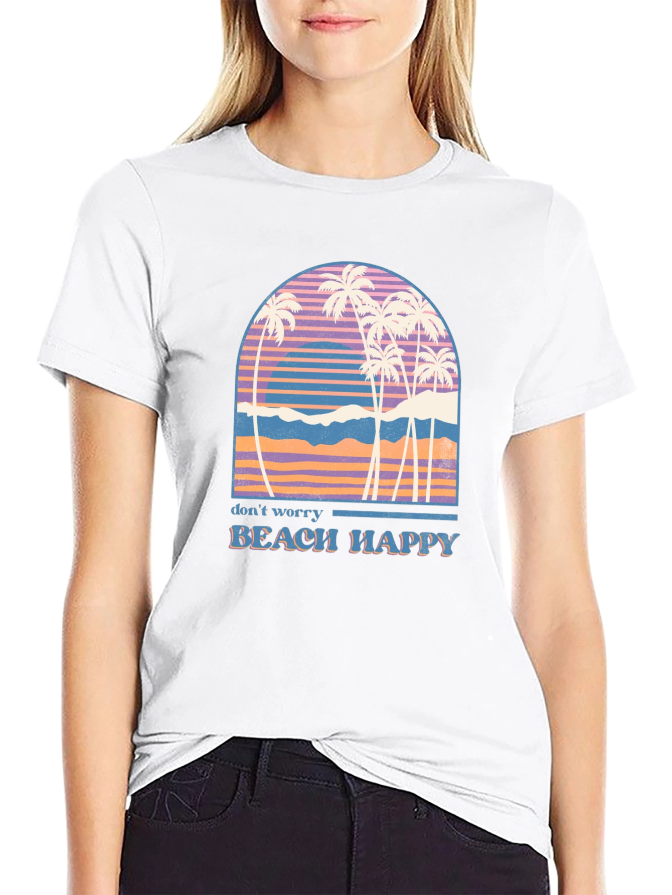 Beach Happy Graphic Tee