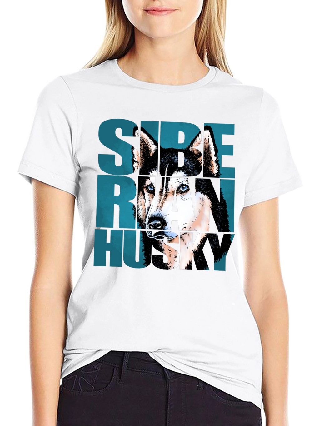 Super Rad Husky Graphic T-Shirt - Cool Dog Tee