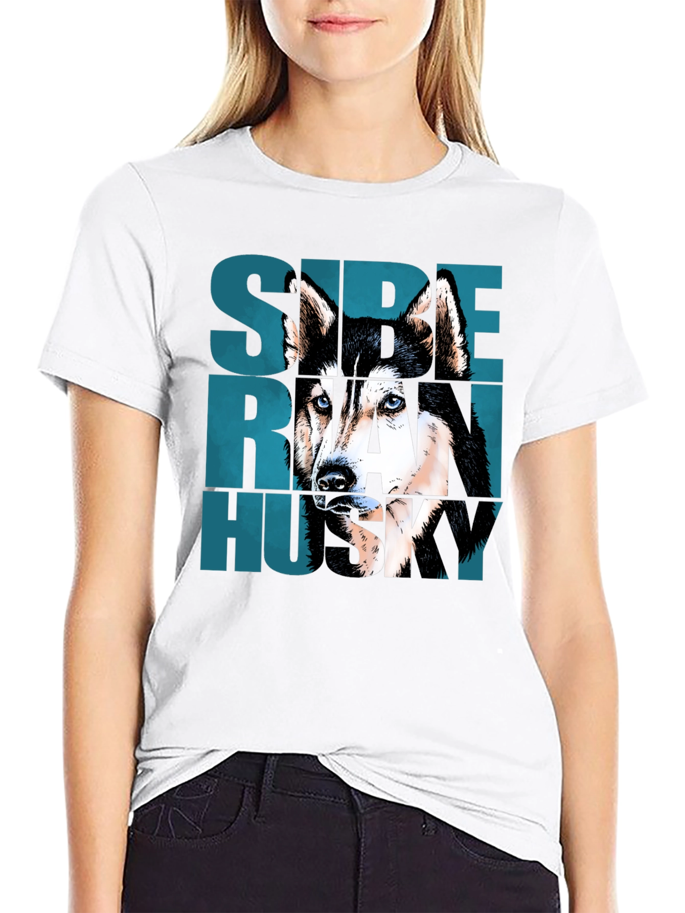 Super Rad Husky Graphic T-Shirt - Cool Dog Tee