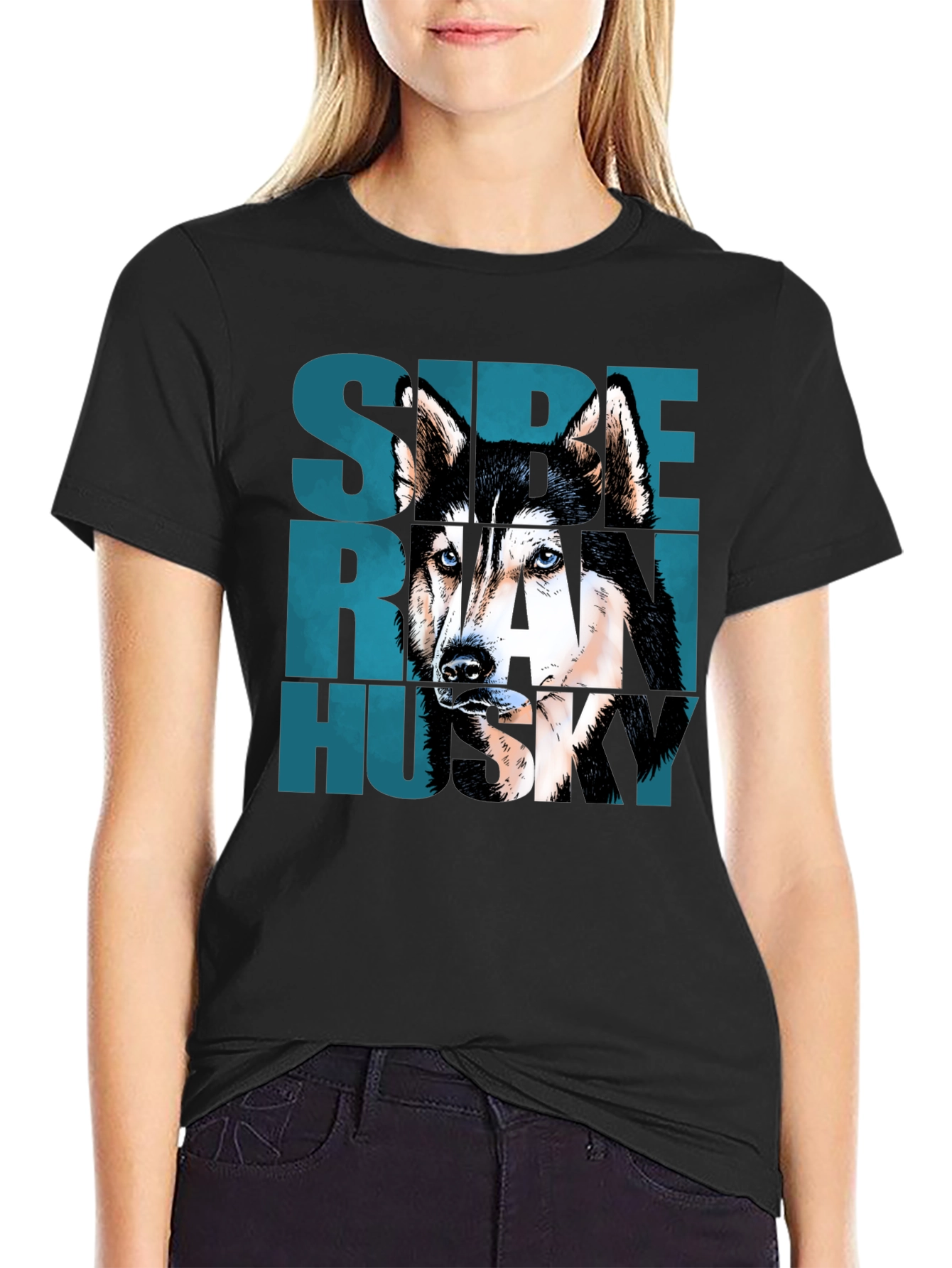 Super Rad Husky Graphic T-Shirt - Cool Dog Tee