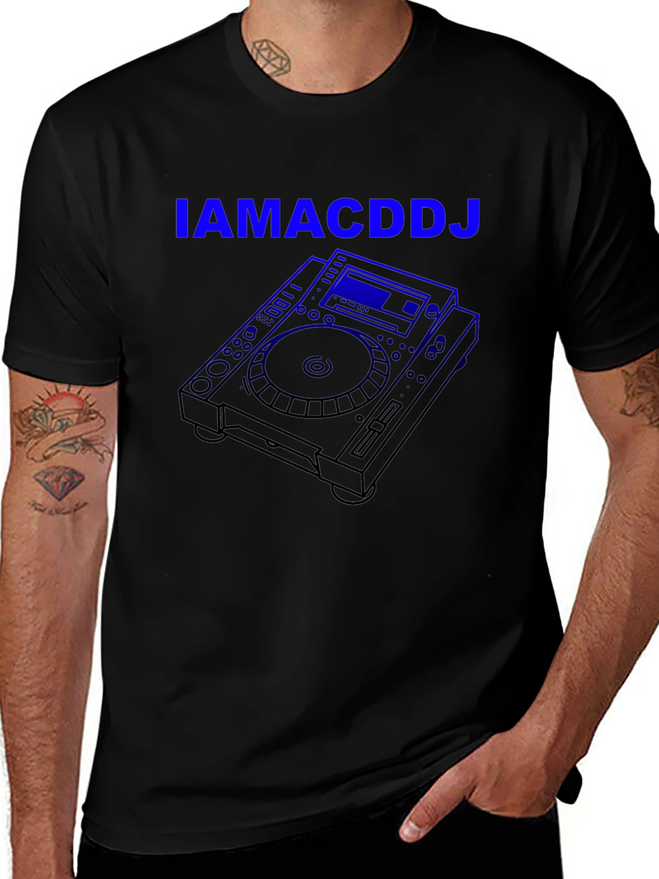 IAMACDDJ T-Shirt - DJ Mixer Graphic Tee