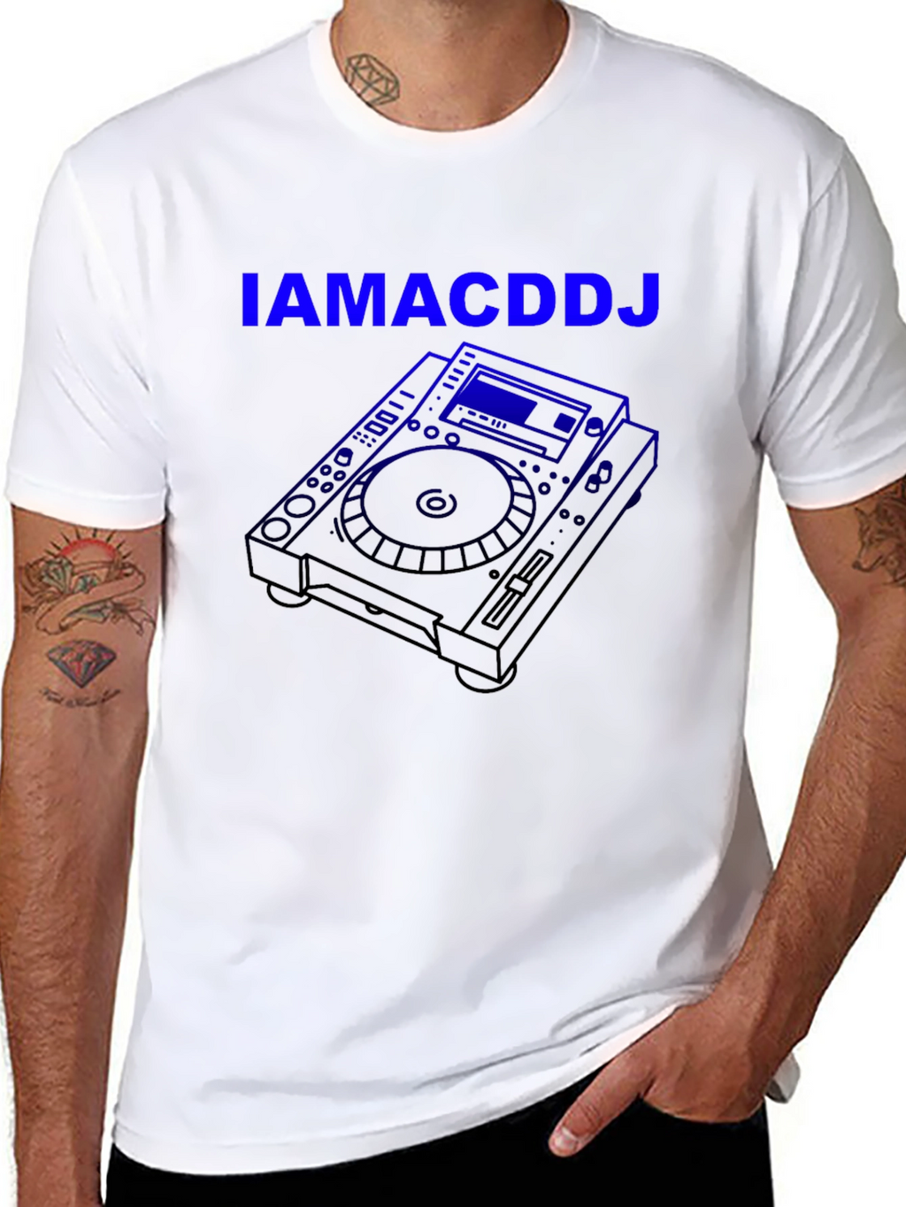 IAMACDDJ T-Shirt - DJ Mixer Graphic Tee
