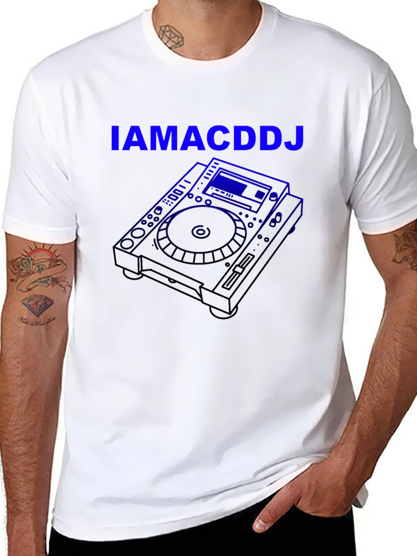 IAMACDDJ T-Shirt - DJ Mixer Graphic Tee