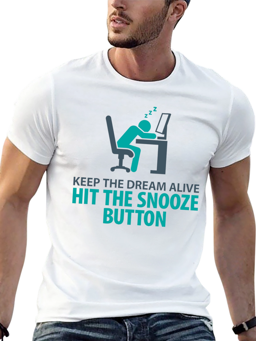 Hit the Snooze Button Graphic Tee