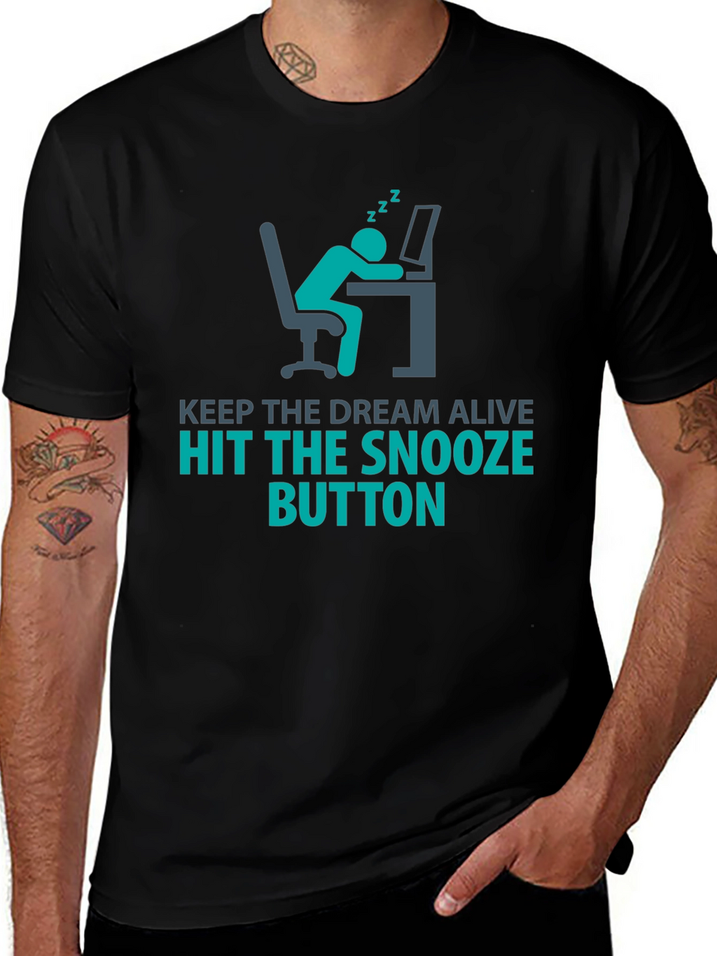 Hit the Snooze Button Graphic Tee