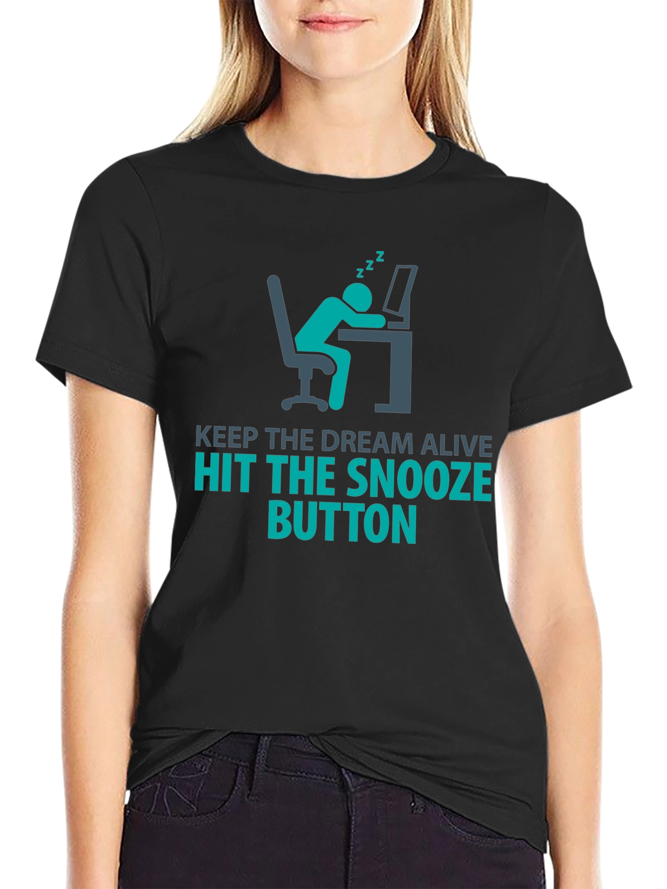 Hit the Snooze Button Graphic Tee