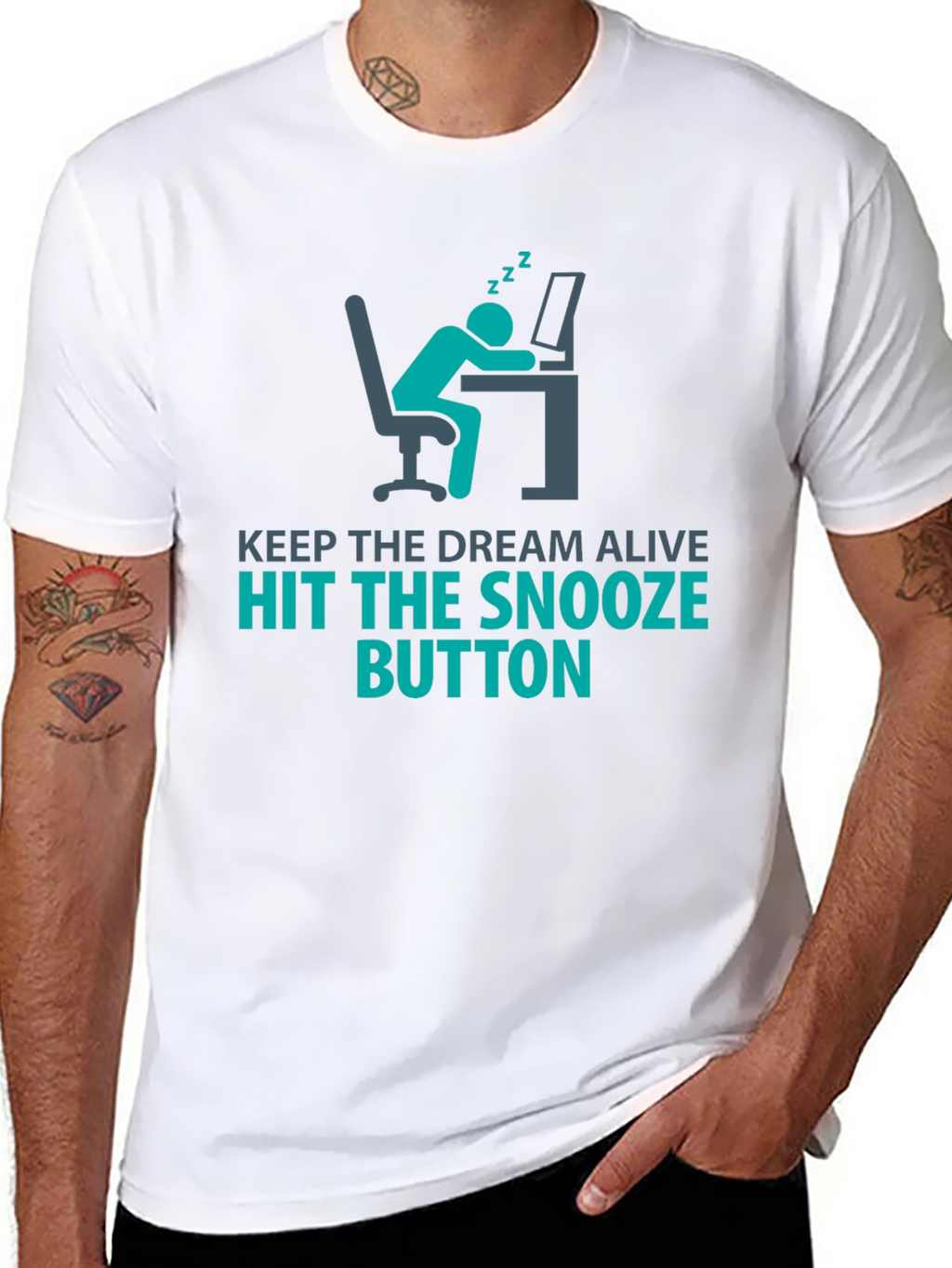 Hit the Snooze Button Graphic Tee
