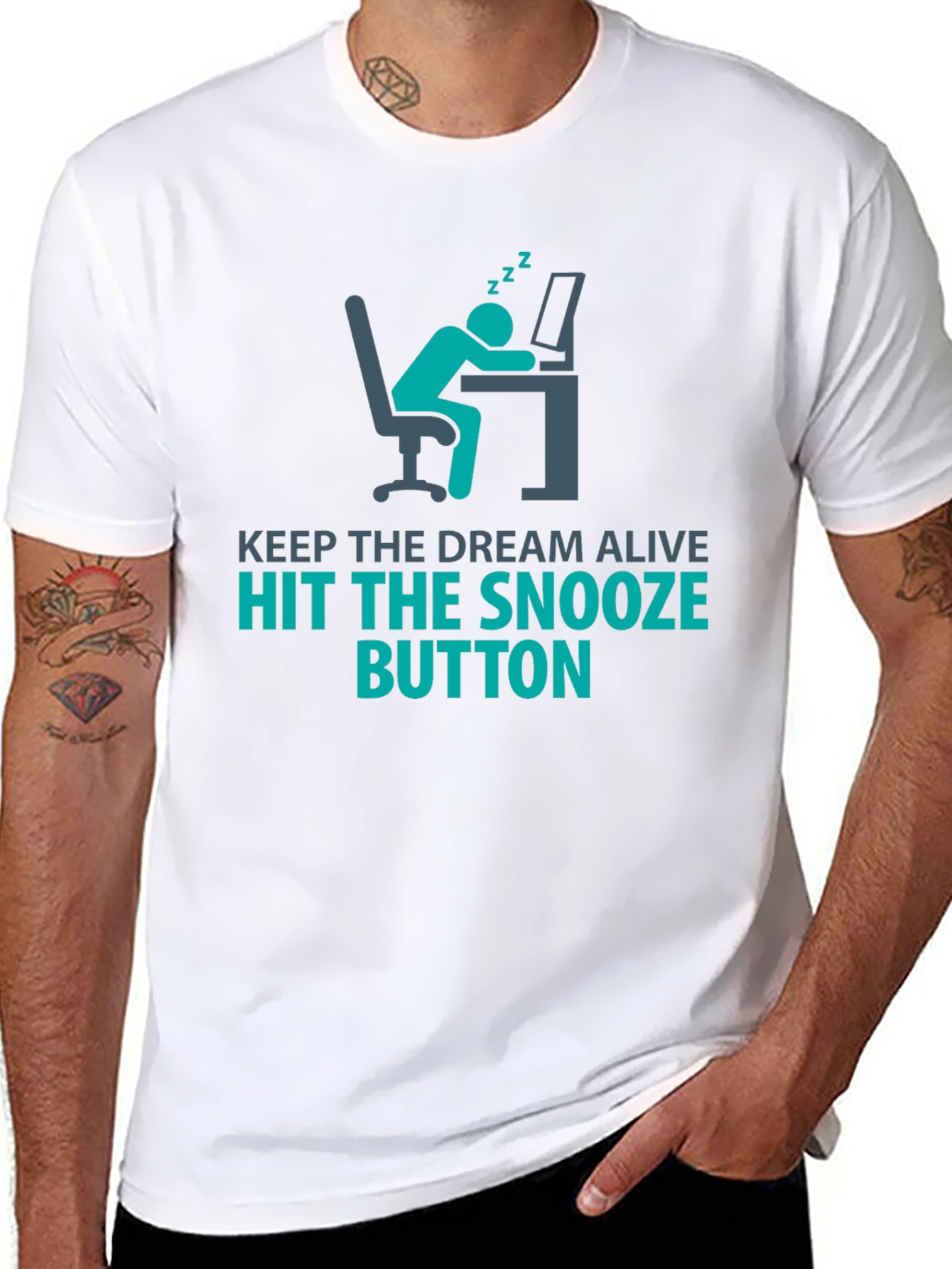Hit the Snooze Button Graphic Tee