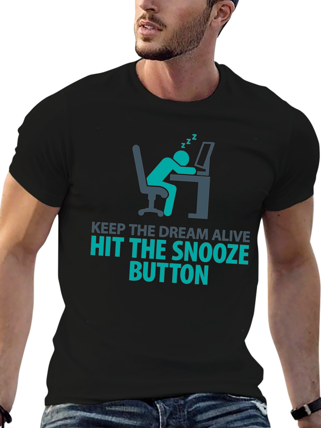 Hit the Snooze Button Graphic Tee