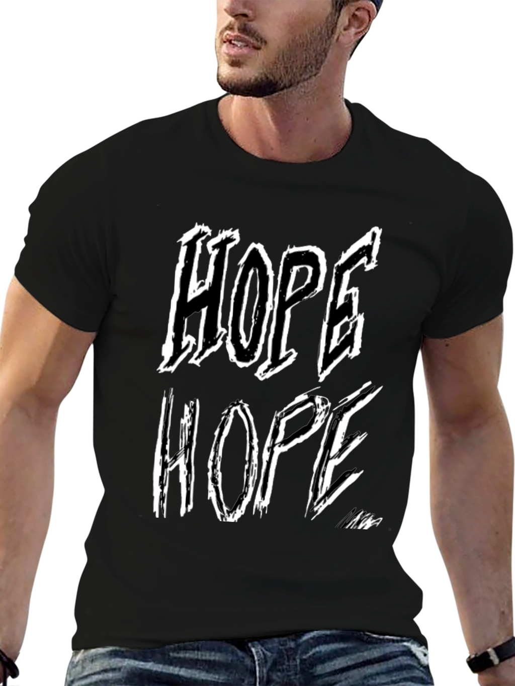 Hope Graphic Black T-Shirt