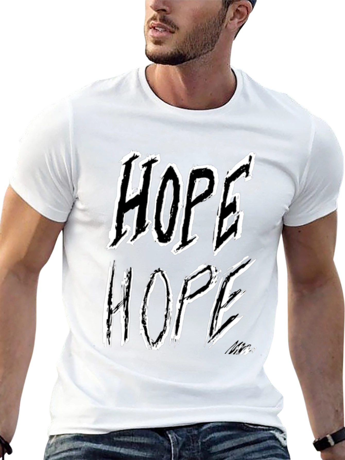 Hope Graphic Black T-Shirt
