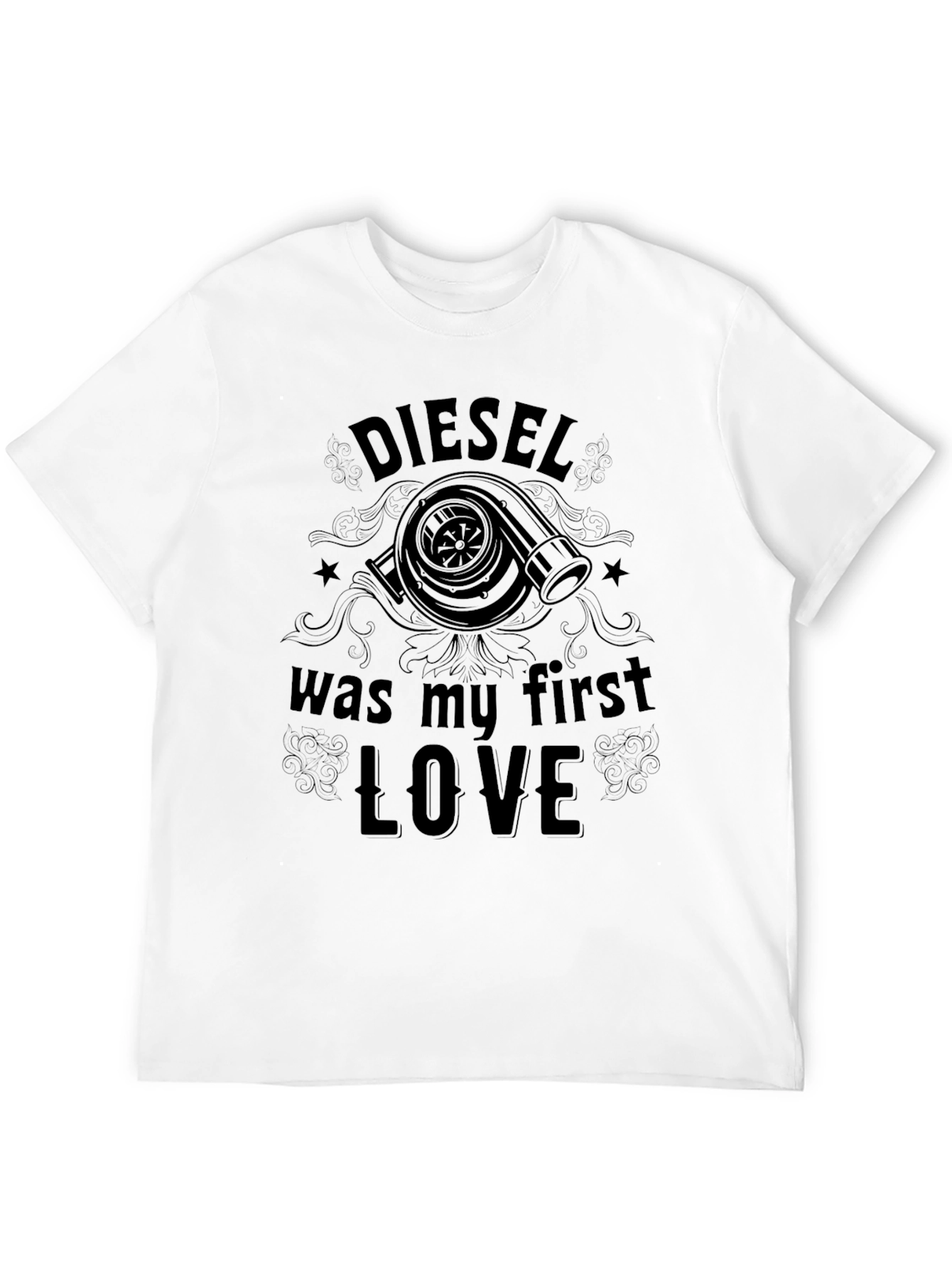 Diesel First Love Black Graphic T-Shirt