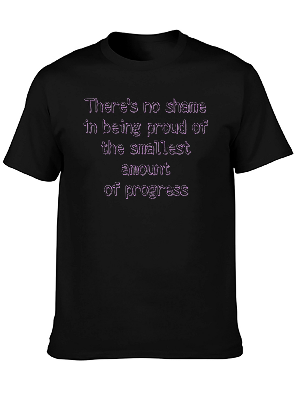 Proud of Progress Black T-Shirt