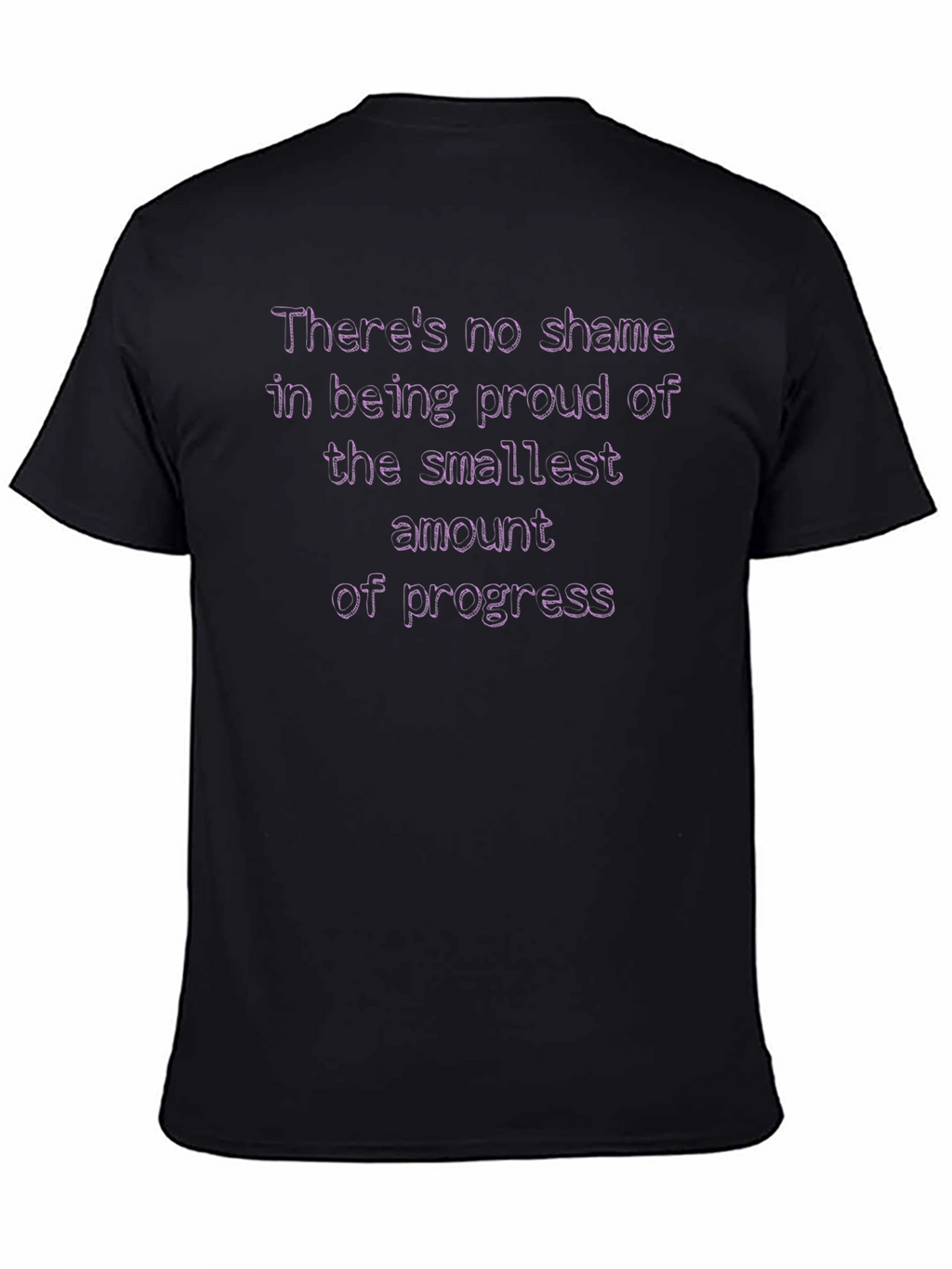Proud of Progress Black T-Shirt