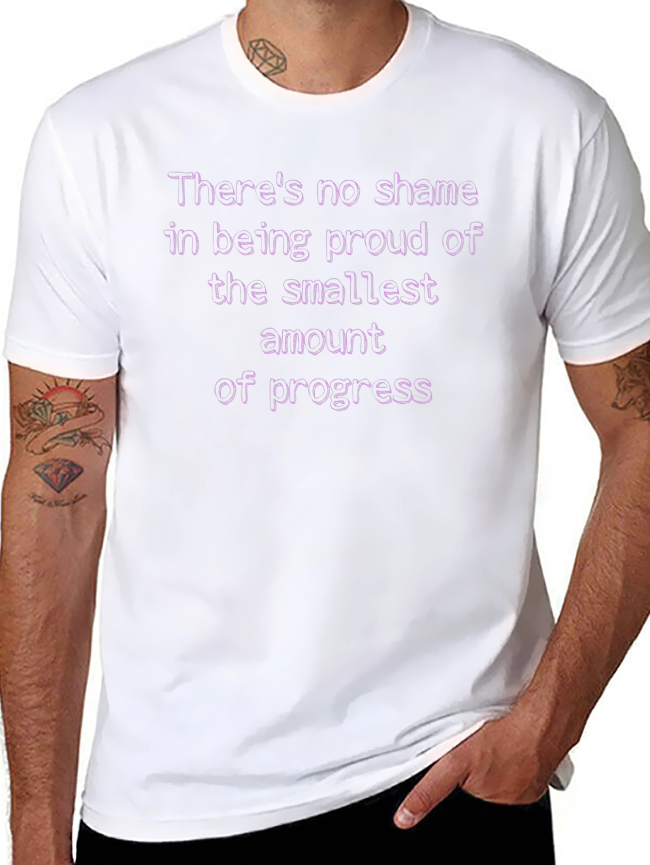 Proud of Progress Black T-Shirt