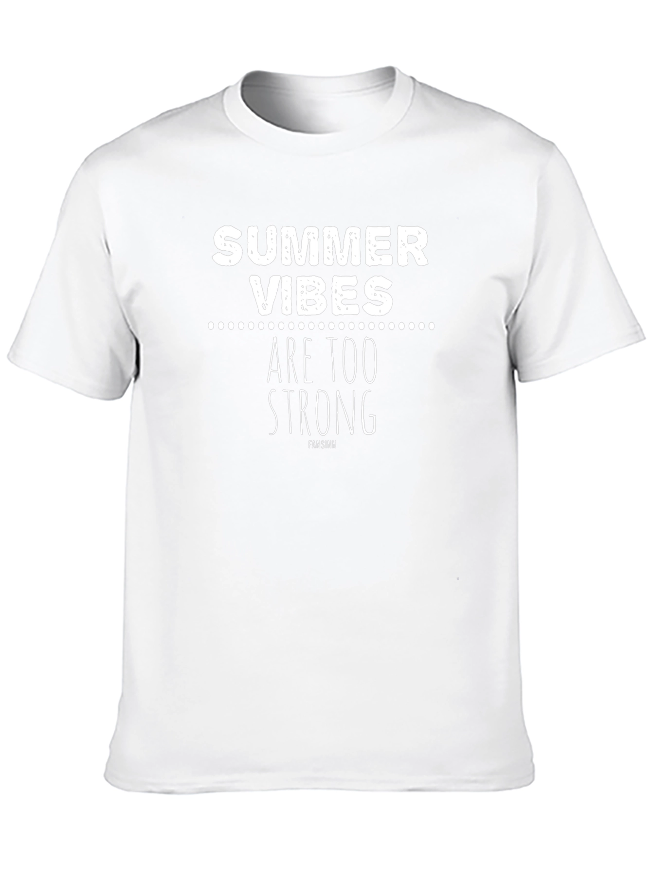 Summer Vibes Graphic Tee - Black Cotton T-Shirt