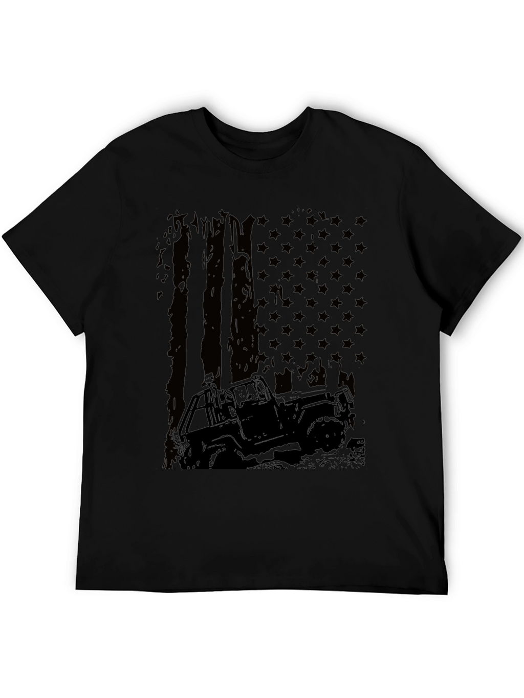 Off-Road American Flag T-Shirt