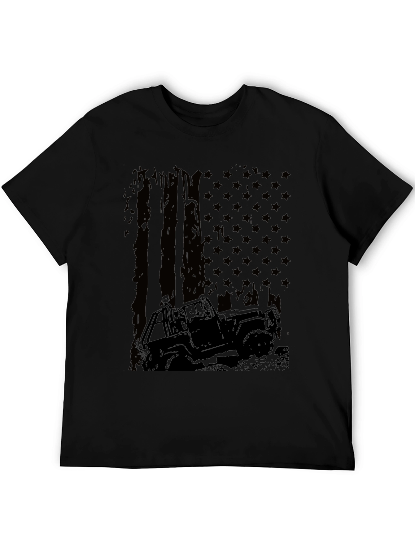 Off-Road American Flag T-Shirt