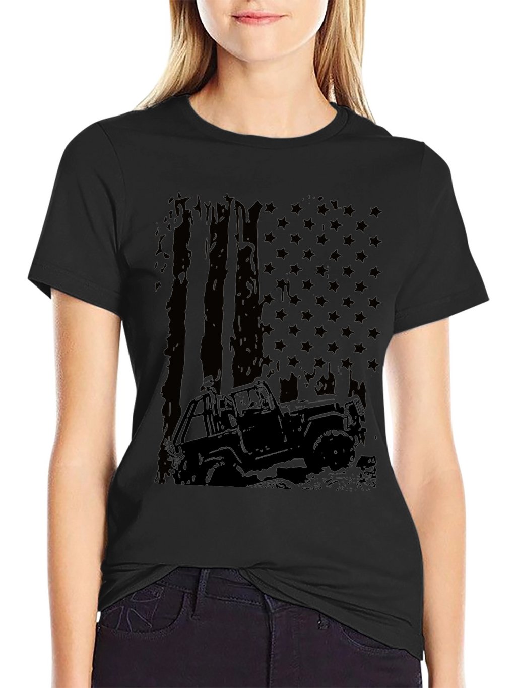 Off-Road American Flag T-Shirt