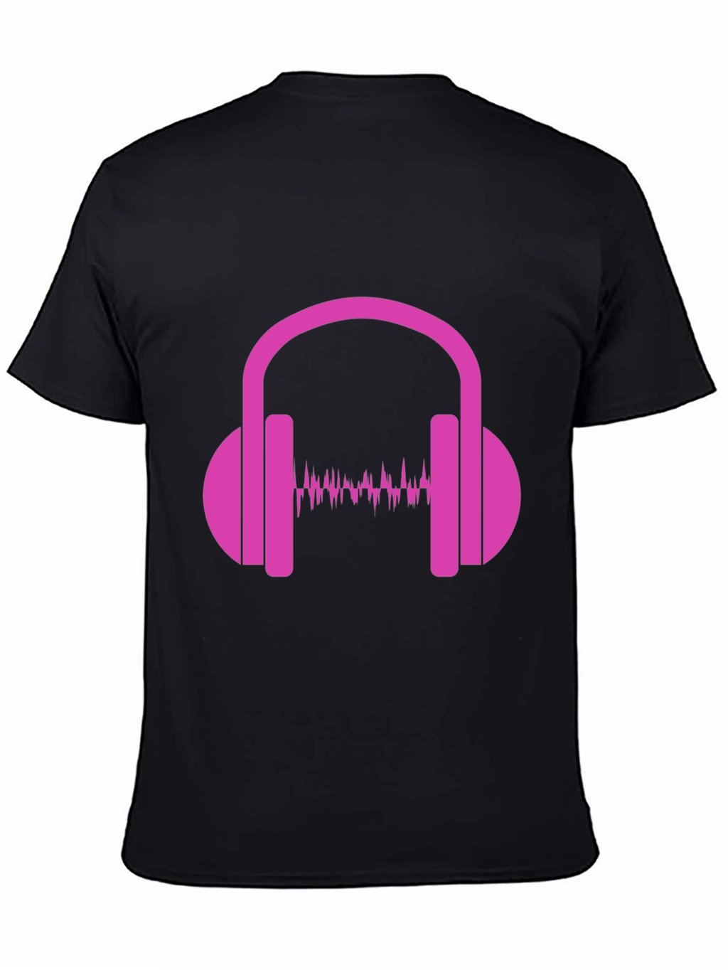 Headphone Music Wave Graphic Tee