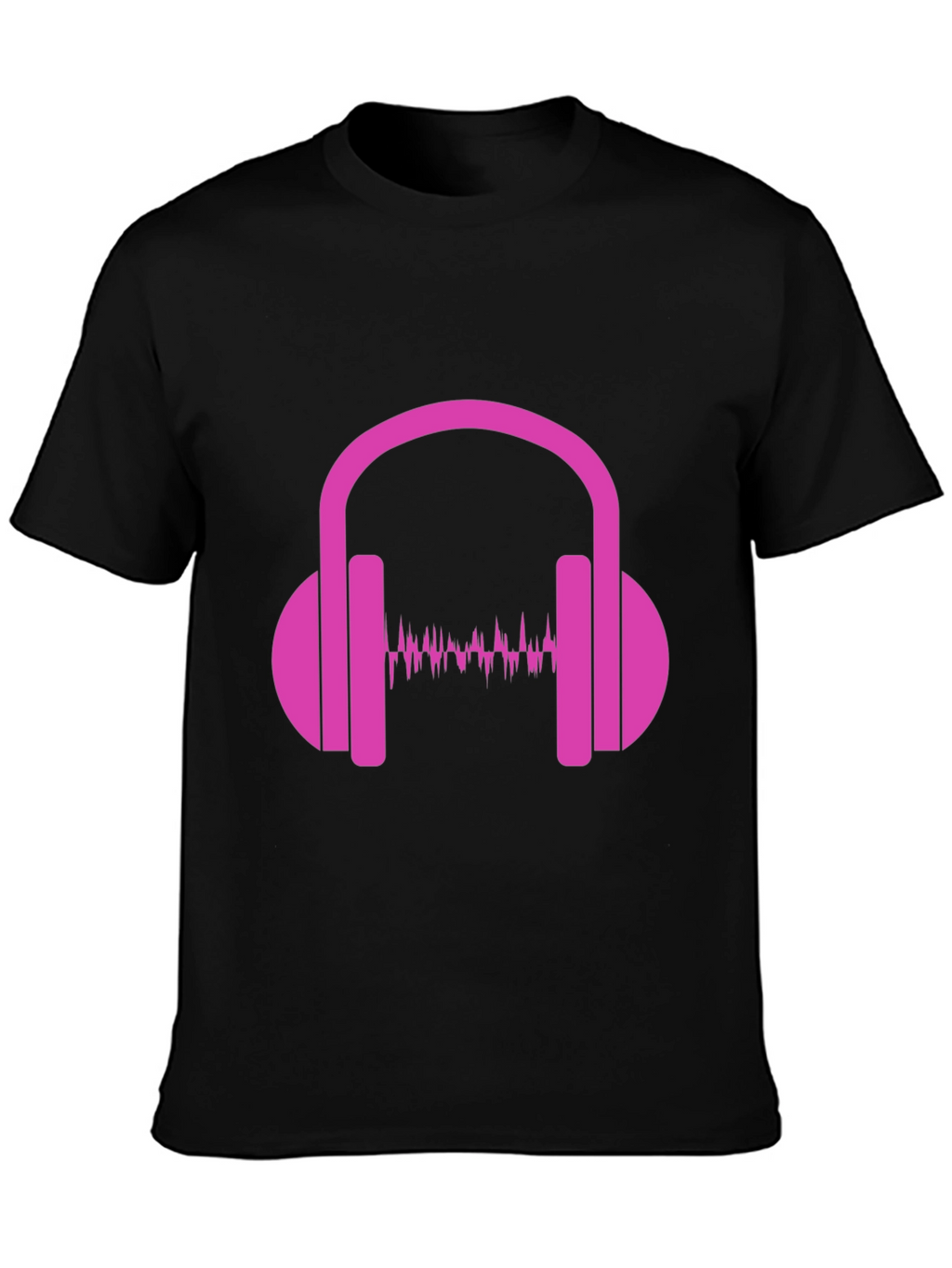 Headphone Music Wave Graphic Tee