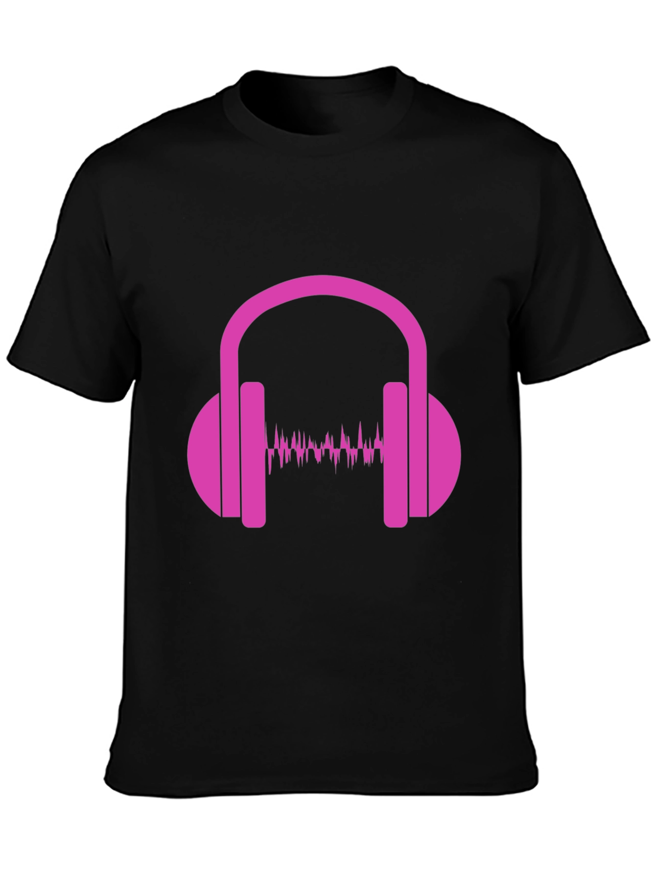 Headphone Music Wave Graphic Tee