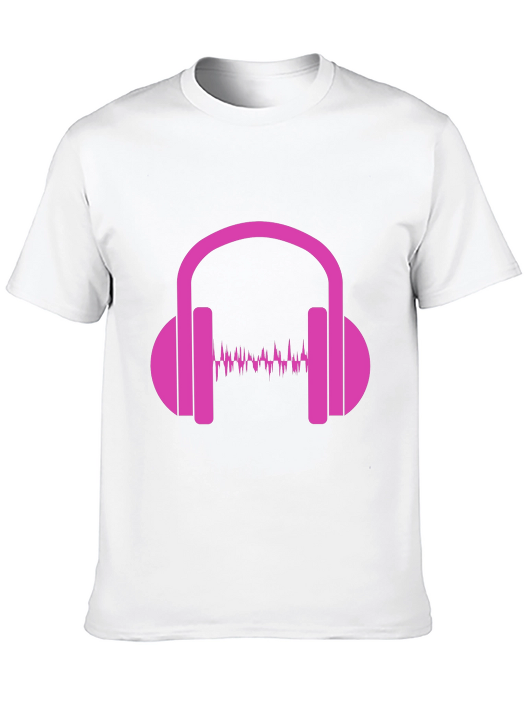 Headphone Music Wave Graphic Tee