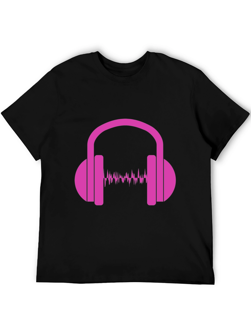 Headphone Music Wave Graphic Tee