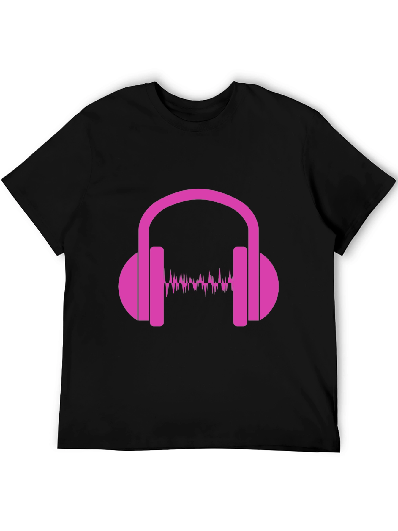 Headphone Music Wave Graphic Tee