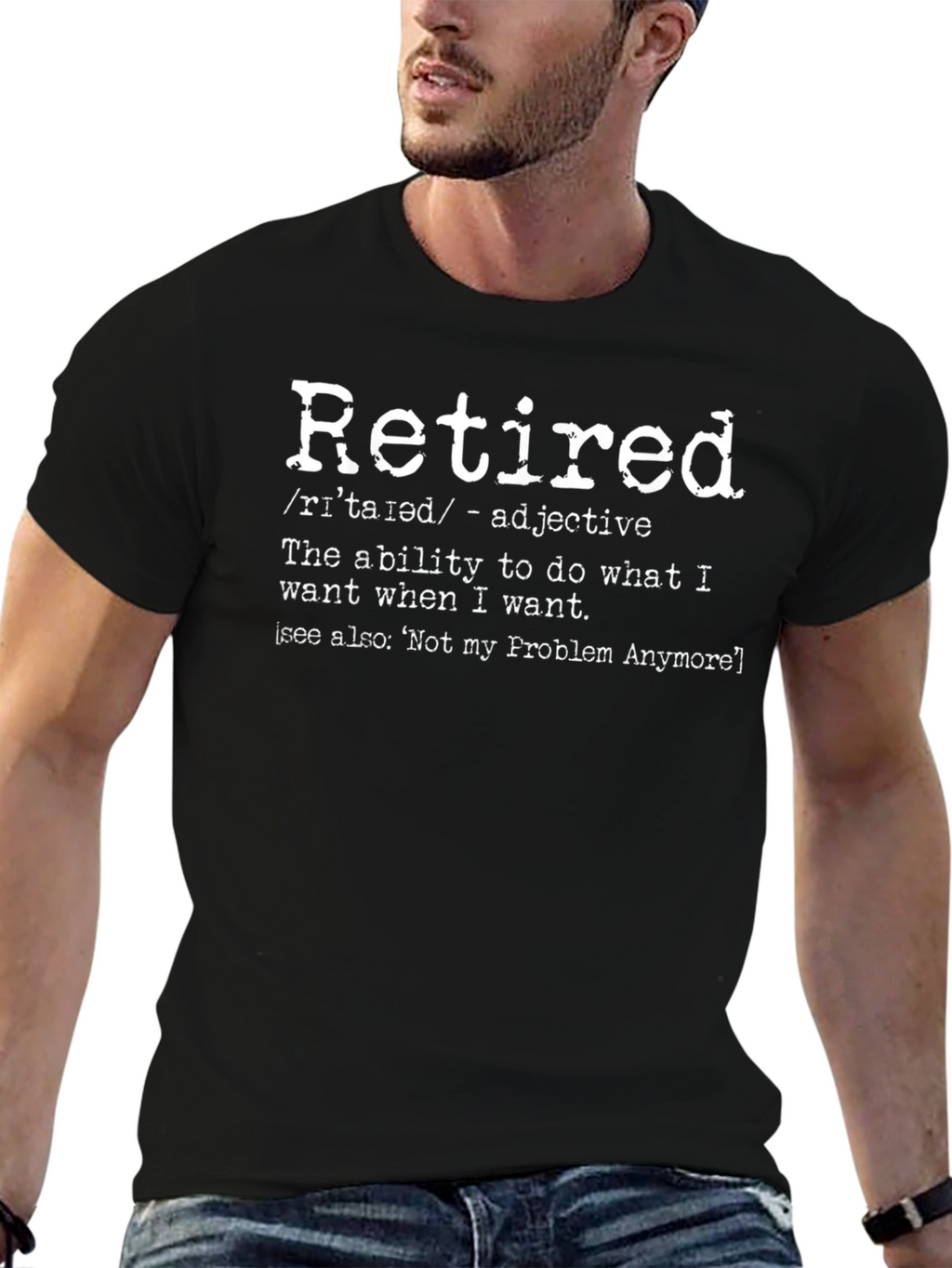 Retired Definition T-Shirt Funny Retirement Gift