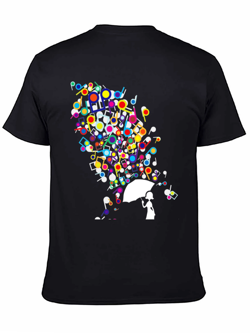 Music Notes Umbrella T-Shirt
