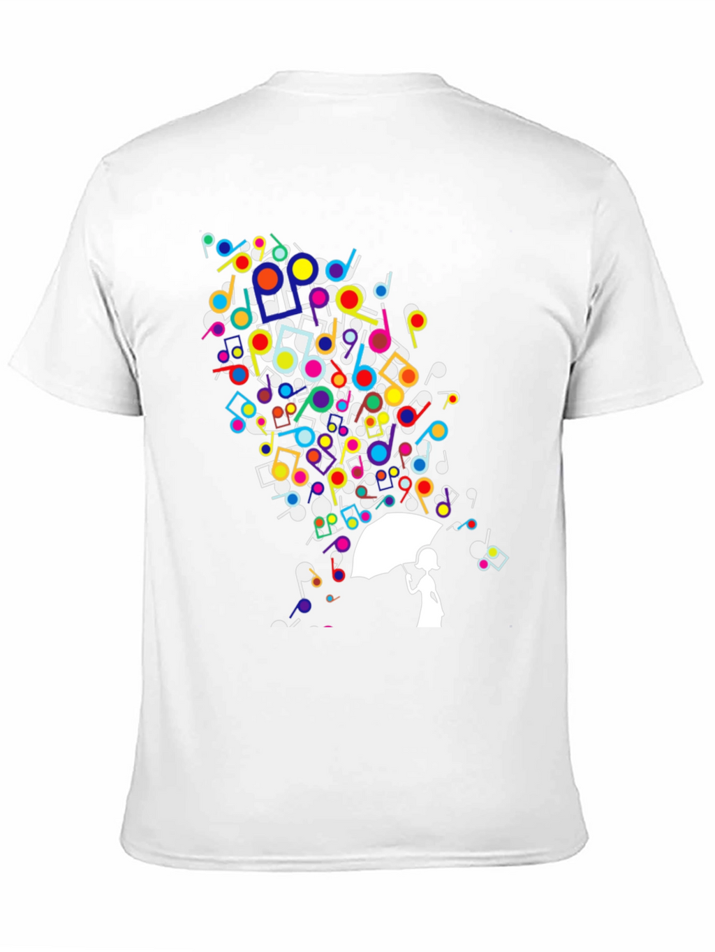 Music Notes Umbrella T-Shirt